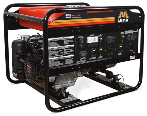 Mi-T-M GEN-6000-0MH0 Gasoline and Diesel Portable Generators, 6000-Watt Gasoline