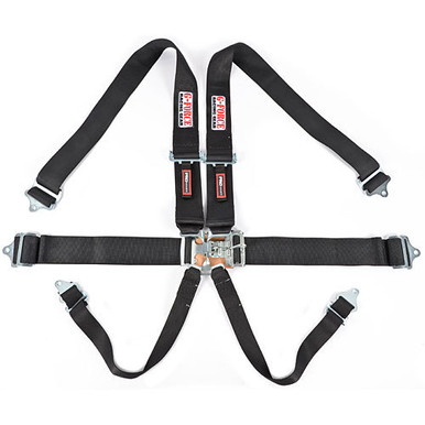 G-Force 6pt Harness Set L&L Black Indiv Shldr 6001BK