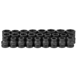 Grey Pneumatic 1" Drive Standard Length Metric Set