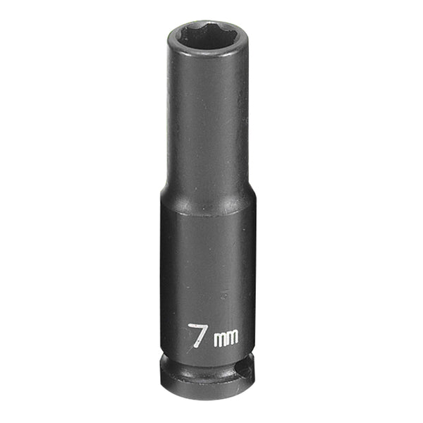 1/4" Drive 6 Point Metric Deep Impact Socket7mm