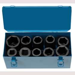 Grey Pneumatic 1" Drive 10 Piece Heavy Duty Truck Set