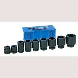 Grey Pneumatic 1" Drive 9 Piece Large Truck/OTR Set