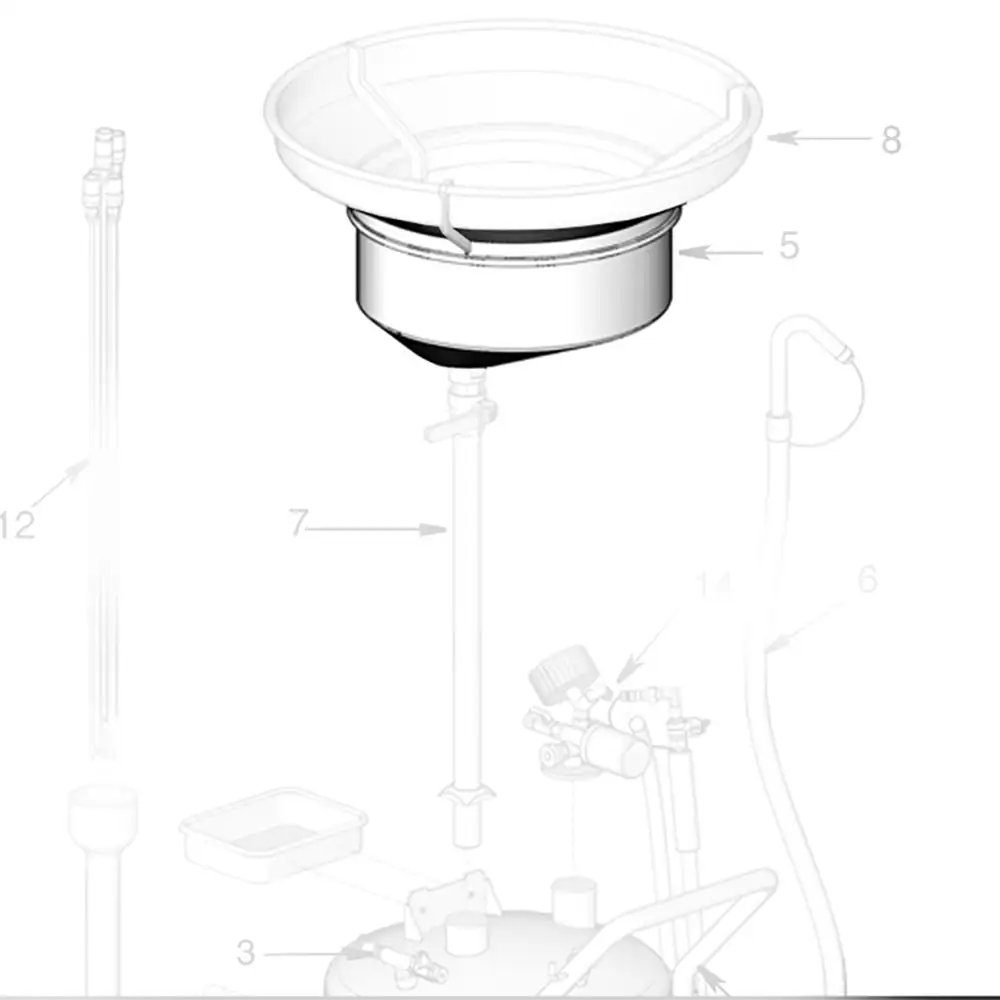 Graco 26C068 Bowl Kit Replacement Drain Bowl Assembly