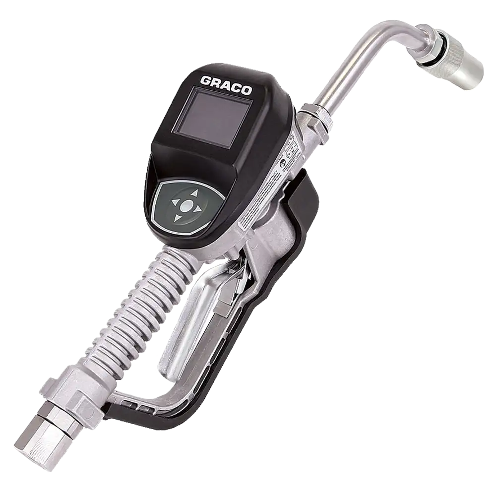 Graco SDP18 Series Electronic Preset Oil/Antifreeze Meter – Rigid Extension – 3/4 in. Inlet | Part Number 26C360