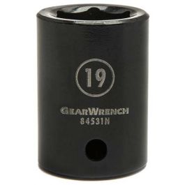 GearWrench 1/2" Drive 6 Point 19mm Impact Socket - Metric