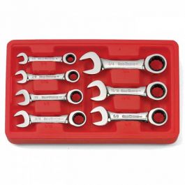 GearWrench 7pc Stubby Combination Wrench Set - SAE