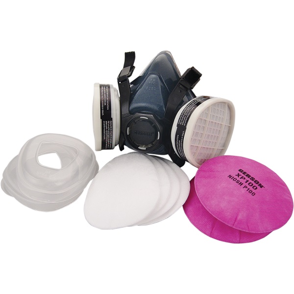 Gerson Signature ProSeries Paint/Body Combo Respirator, Med