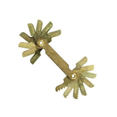 Irwin 11016 16-Leaf Metric Pitch Gauge