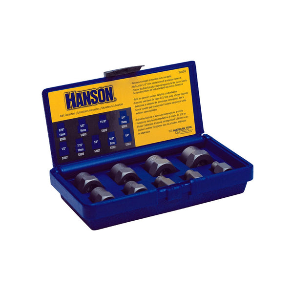9 Piece Fractional Bolt Extractor Set HAN54009