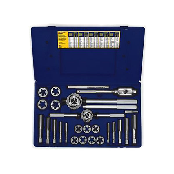 25 Piece Fractional Tap and Hexagon Die Set HAN97094