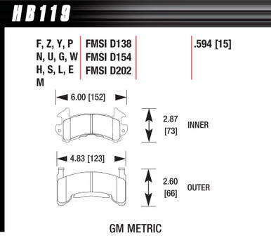 Metric GM HT-10 HB119S.594