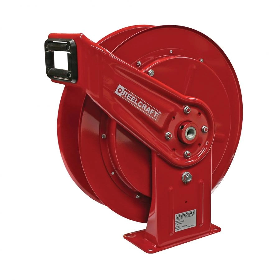 ReelcraftHD76005 OLPHeavy Duty Spring Rewind Hose Reel for Air, Water, Antifreeze, Coolant, Washer Fluid