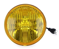 1967 - 1981 Camaro 7 Holley RetroBright LED Headlight Headlamp, Yellow Lens 5700K Bulb, Each