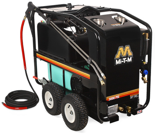 Mi-T-M HSE-3004-0M30 Hot Water Pressure Washers, HSE Series Electric Belt Drive