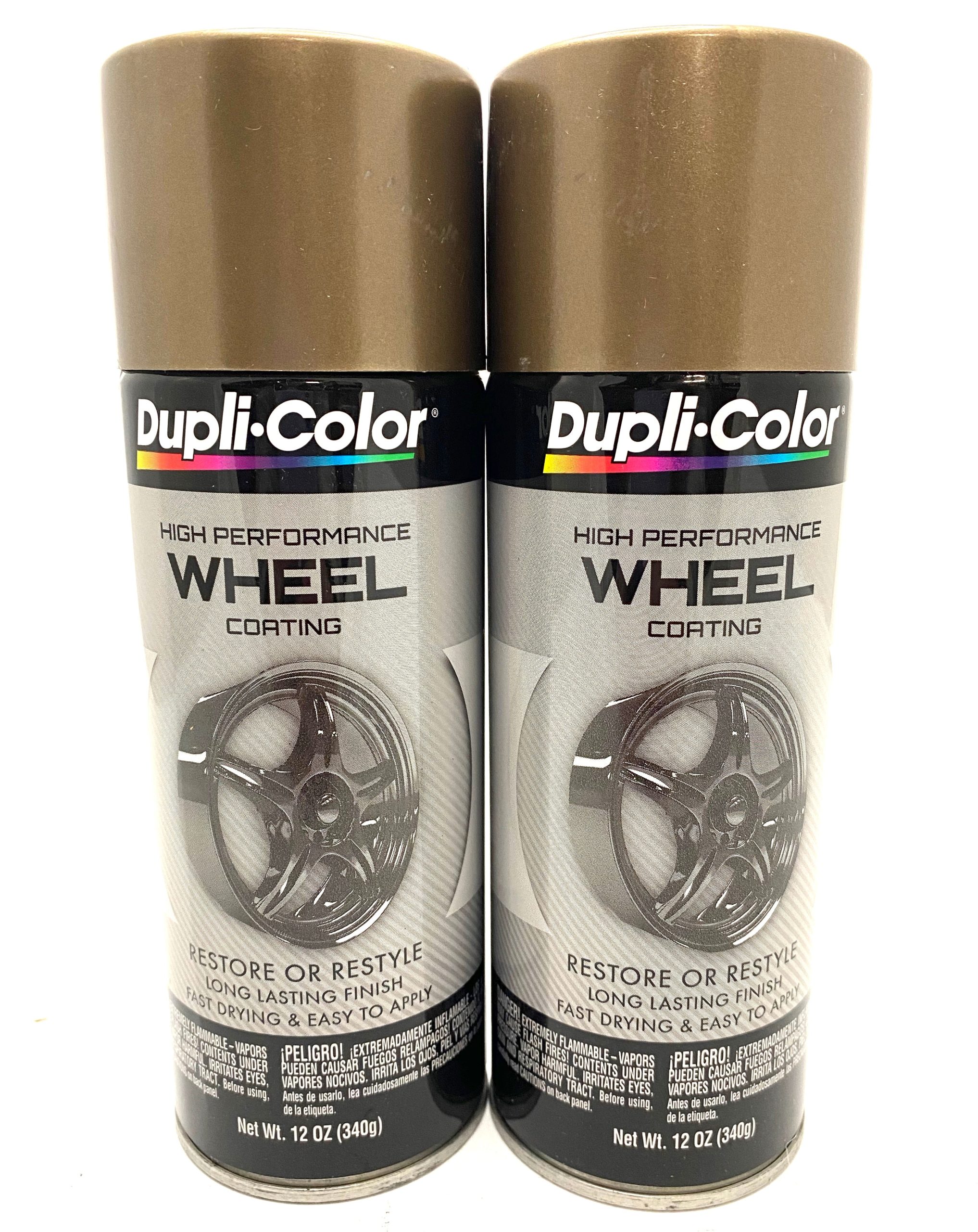 Duplicolor HWP105 - 2 Pack Wheel Coating Spray Paint Bronze - 12 oz