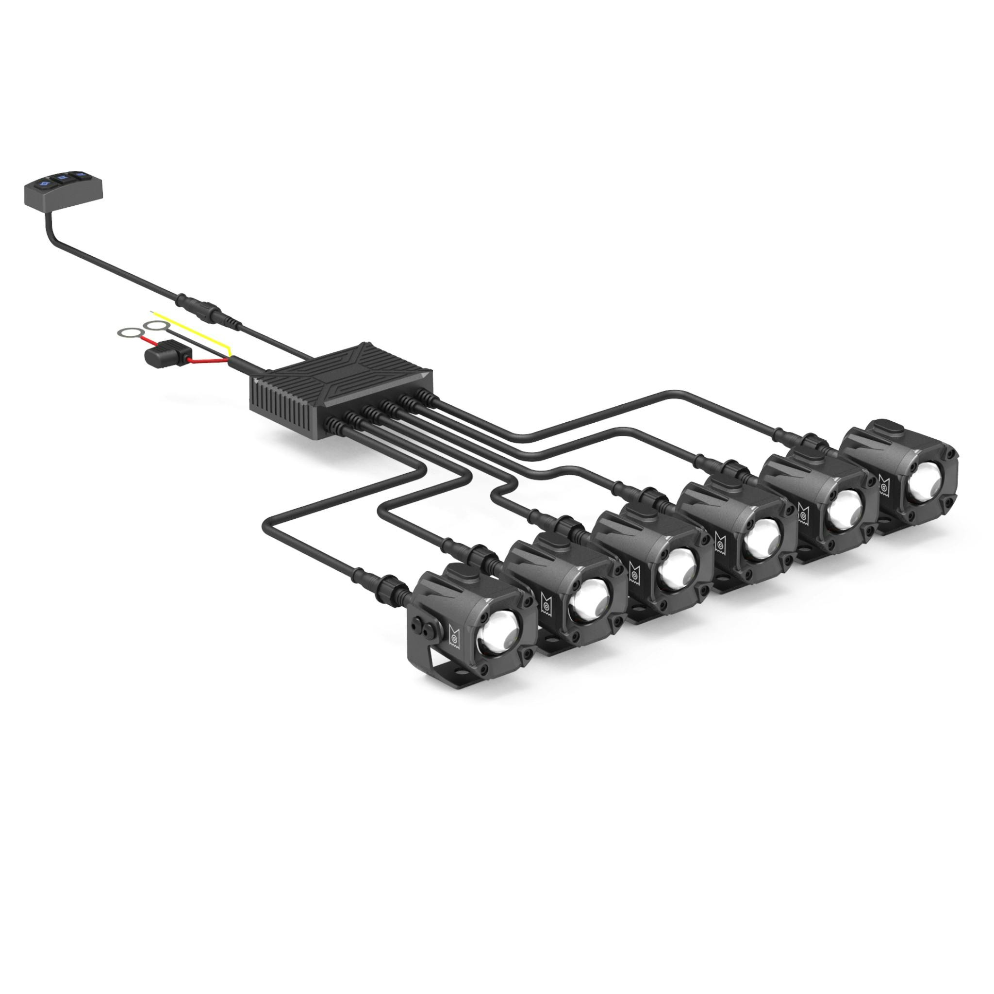 ARC Lighting 4116D Concept Pod Mini I, Dual Color, Driving Beam (6 EA)