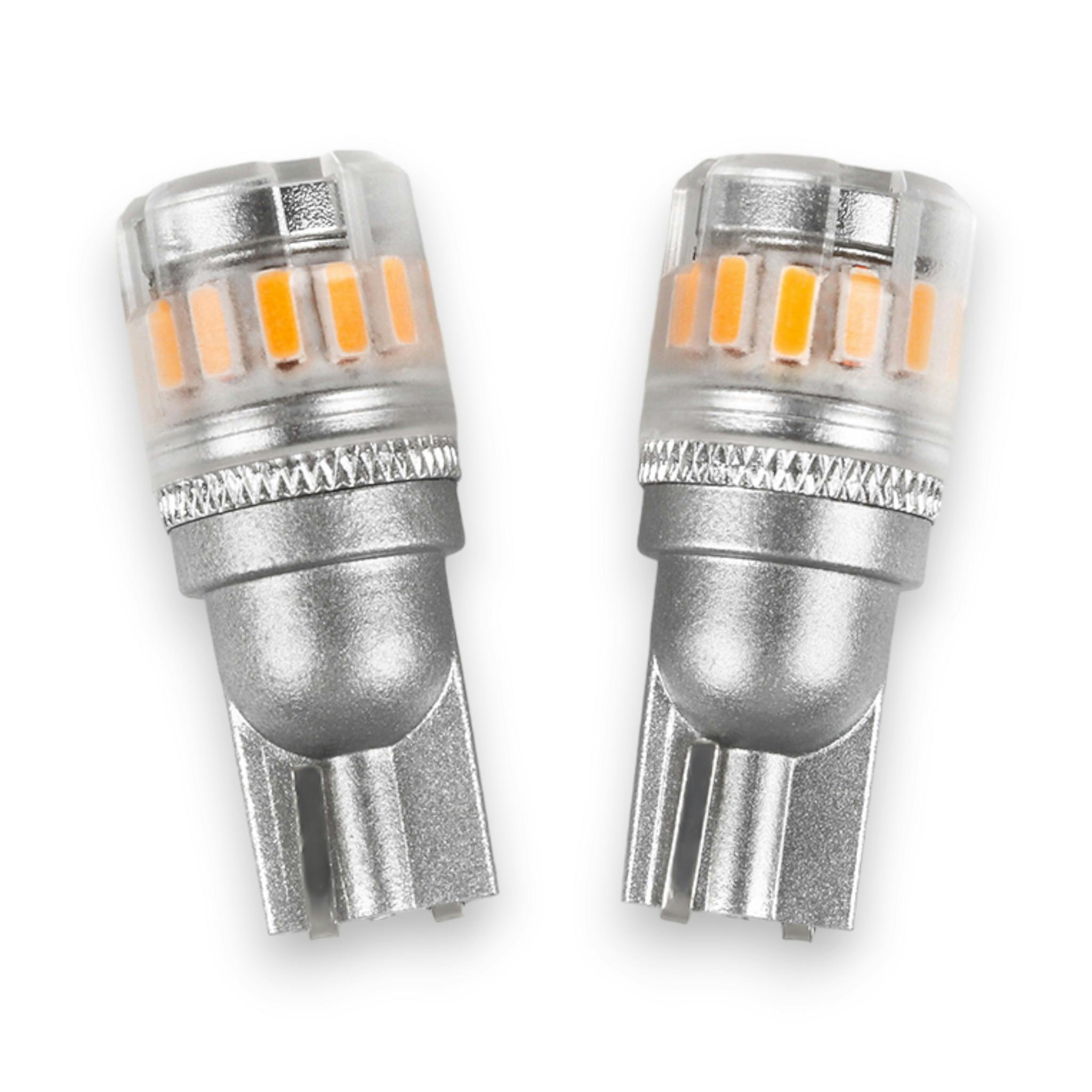 ARC Lighting 3110A Eco series 194 LED Mini Bulbs, Amber, 360° Diffused, Plug and Play (2 EA)