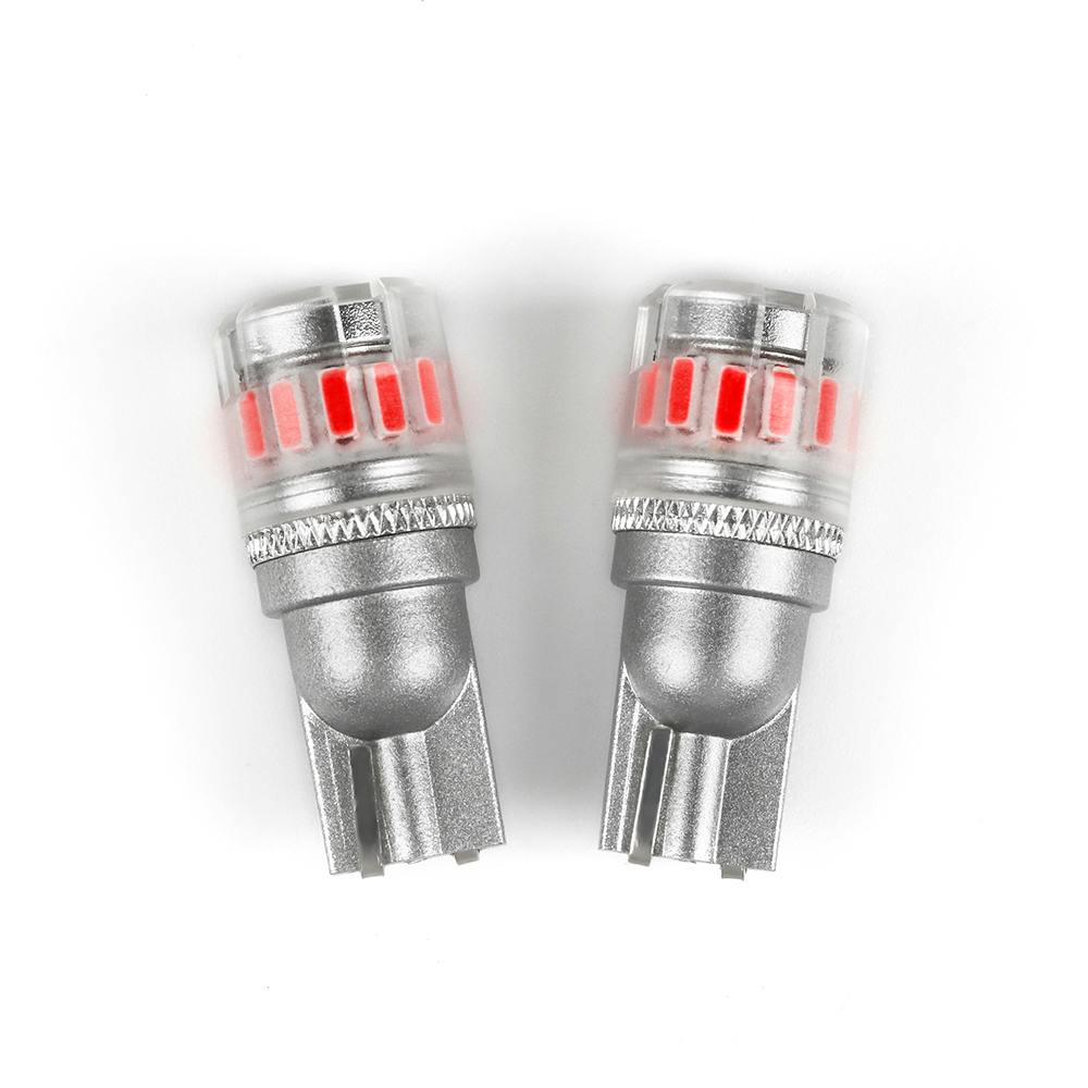 ARC Lighting 3110R Eco series 194 LED Mini Bulbs, Red, 360° Diffused, Plug and Play (2 EA)