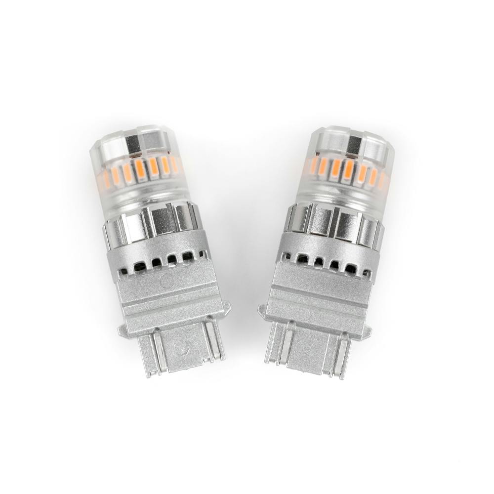 ARC Lighting 3137A Eco series 3156/3157 LED Mini Bulbs, Amber, 360° Diffused, Plug and Play (2 EA)