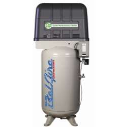 7.5hp 80 gallon 1 phase quiet piston compressor