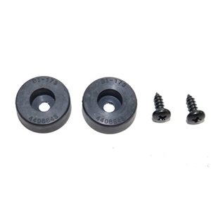 1967 - 1970 OE Style Camaro Seat Back Rubber Bumper Stoppers with GM Part Numbers, Pair