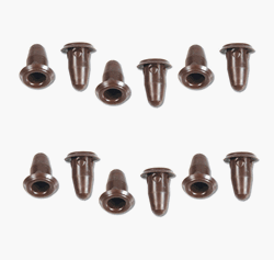 1967 - 1981 Camaro Door Panel Mounting Push-In Female Plug Clips Set, Plastic, 12 Piece Kit
