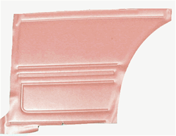 1967 Camaro Coupe Standard Interior Rear Side Inner Panels Set, W/O Chrome
