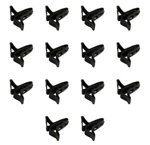 1967 - 1969 Camaro Headliner Metal Tack Strip Mounting Bracket Hardware Clips Set, 14 Piece Kit