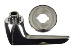 1967 Camaro DELUXE Interior Door Handle with Backing Plate, LH