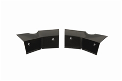 1967 - 1969 Camaro Rear Window Package Tray Corner Filler Metal Trims