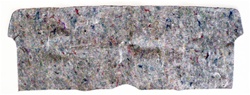 1967 - 1969 Camaro Rear Seat Trunk Divider Board Insulation Only