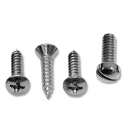 1967 - 1969 Camaro Sunvisor Support Bracket Screw Set, Coupe, 4 Pieces