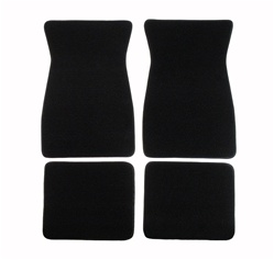 1967 - 1969 Camaro Floor Mats Set, Front and Rear, Carpeted with Grippers, Choose your color, 80/20 Loop Material