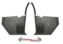1967 - 1968 Camaro Kick Panel Set with 200 watt PIONEER Speakers and Fresh Air Vents for Non-Air Models