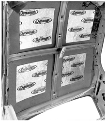 1967 - 1969 Camaro Headliner Heat and Sound Deadening Insulation (Dynamat Xtreme)