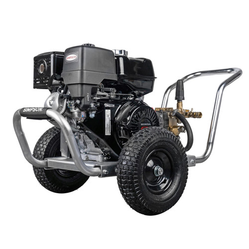 4200 PSI at 4.0 GPM HONDA GX390 with COMET Triplex Plunger Pump Cold Water Professional Belt Drive Gas Pressure Washer IS61030