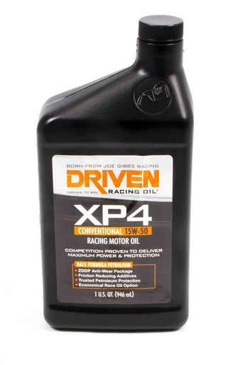 Driven Racing Oil XP4 15w50 Petroleum Oil 1 Qt Bottle 506