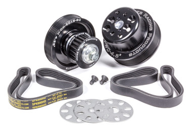 Jones Racing Serpentine Drive Kit SBC Crate w/ Tandem Pumps 1035-S-TP