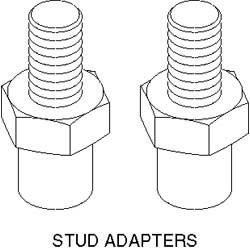Kiene: Axle Shaft Removal Tool - Adapter Stud 5/8 - 18 (Single)