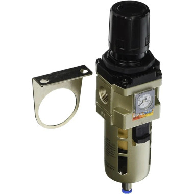 Rapid Air K93216 1/2" Filter Regulator Unit With Gauge, 1/2" Npt Ports