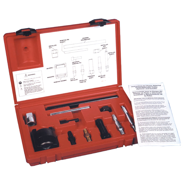 Master Power Steering Pump / Alternator Pulley Remover Installer Kit KAS5238