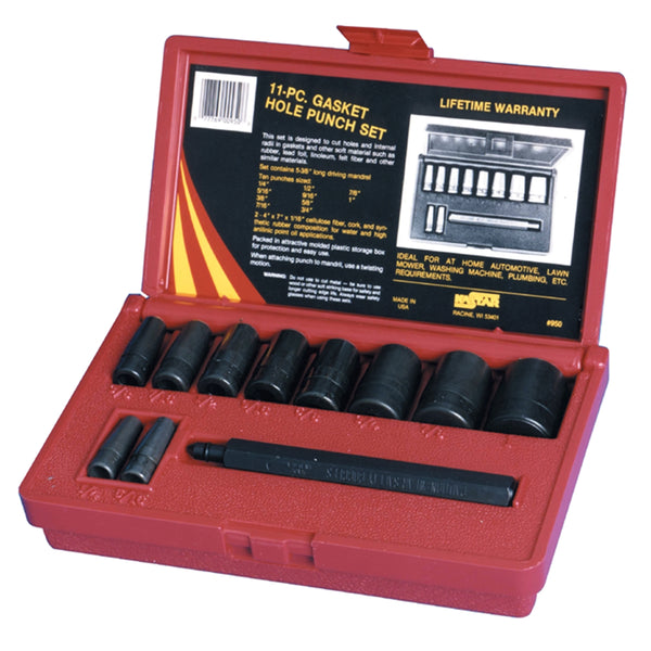11 Piece Gasket Hole Punch Set KAS950