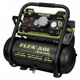 Flex-Air 2 HP 2 Gallon Quiet Portable Air Compressor