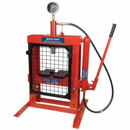 King Canada 10 Ton Hydraulic Shop Press with Grid Guard
