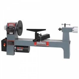 King Industrial 8" X 13" Variable Speed Wood Lathe