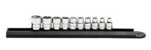 GearWrench 81395 10 Piece 1/4" Drive SAE Stubby Socket Set