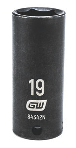 GearWrench 84324N 3/8in 19mm Impact Socket