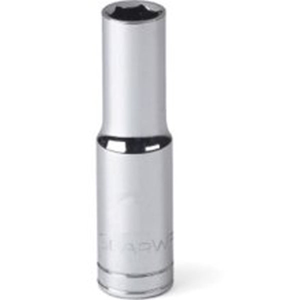 1/4" Drive 6 Point Deep Socket, 3/16"