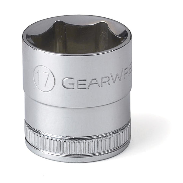 3/8" Drive 6 Point Metric Standard Socket - 17mm