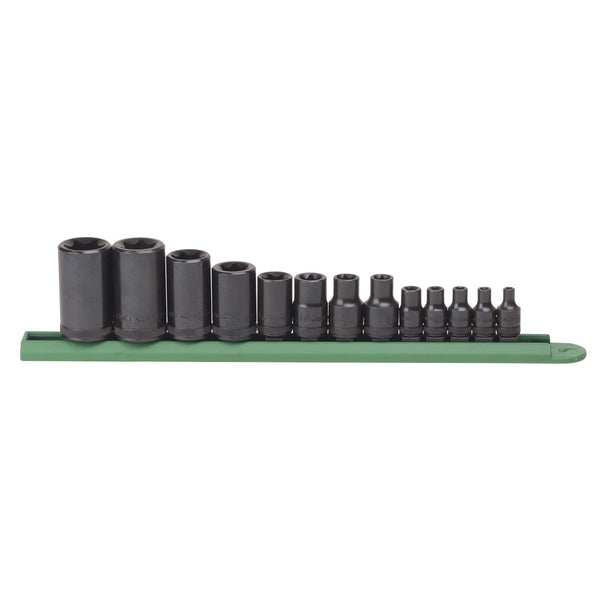 13 Piece 1/4", 3/8", and 1/2" Drive External Torx¥¨ Socket Set